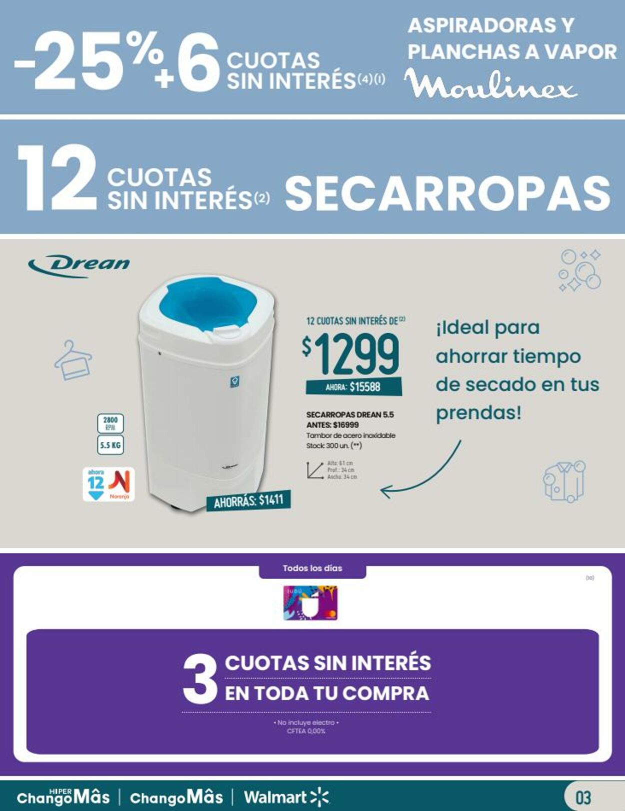Folleto Walmart 10.03.2022 - 27.03.2022