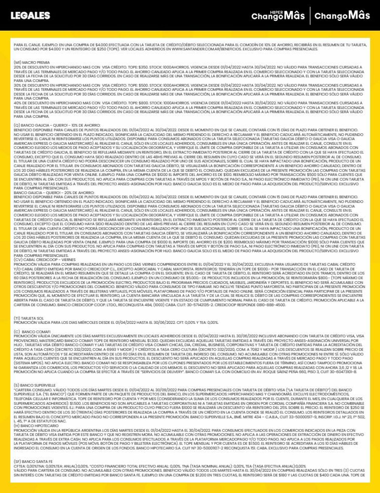 Folleto Walmart 01.04.2022 - 30.04.2022