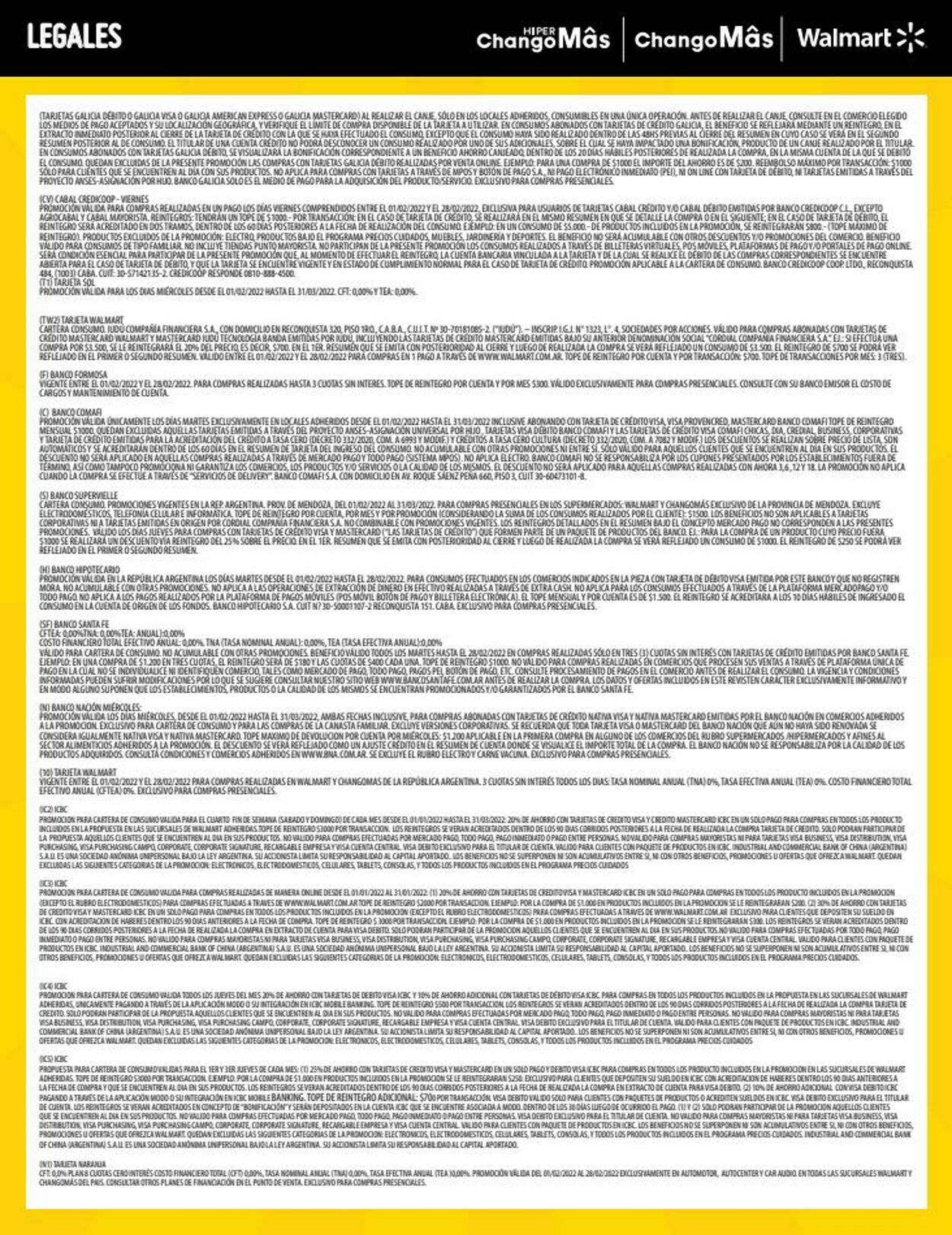 Folleto Walmart 01.02.2022 - 28.02.2022