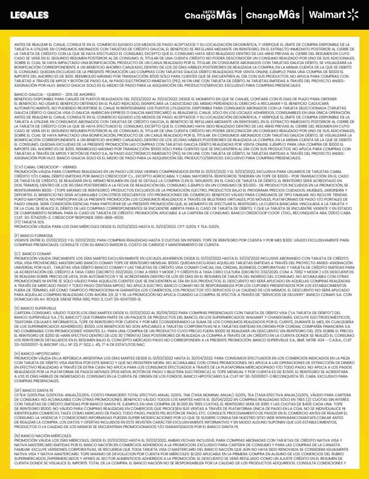 Folleto Walmart 01.03.2022 - 31.03.2022