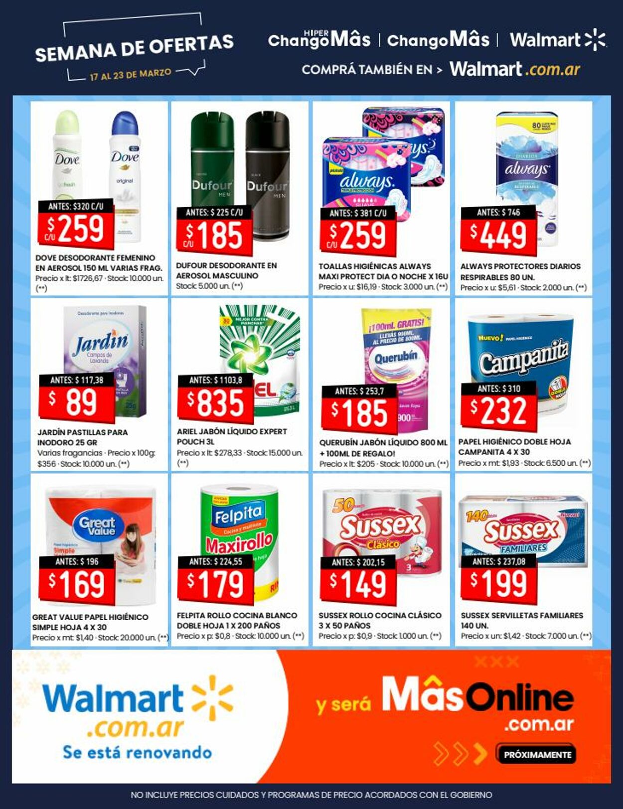 Folleto Walmart 17.03.2022 - 23.03.2022
