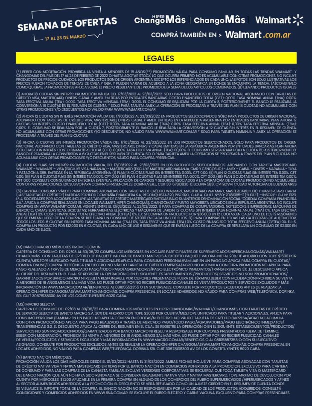Folleto Walmart 17.03.2022 - 23.03.2022
