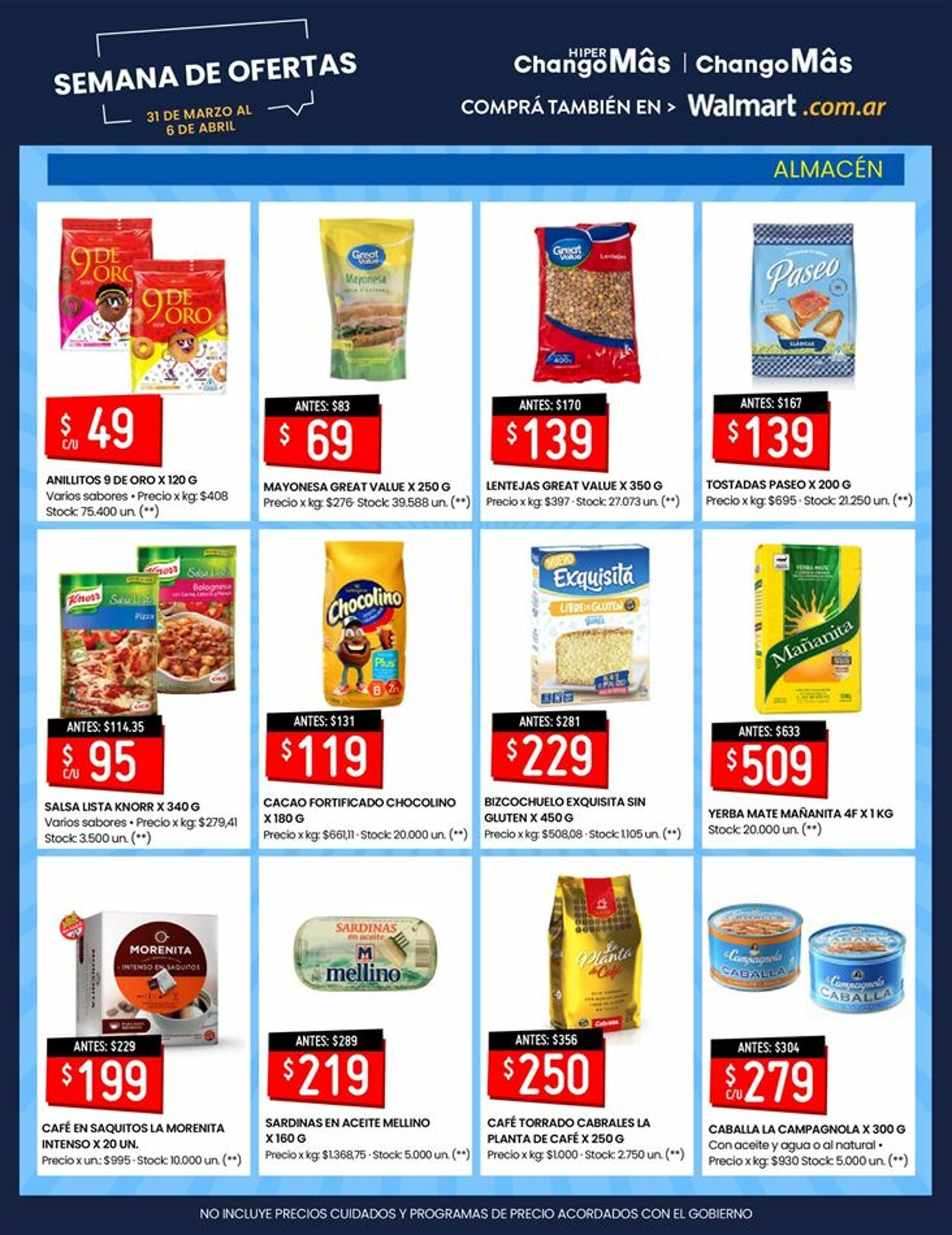 Folleto Walmart 31.03.2022 - 06.04.2022