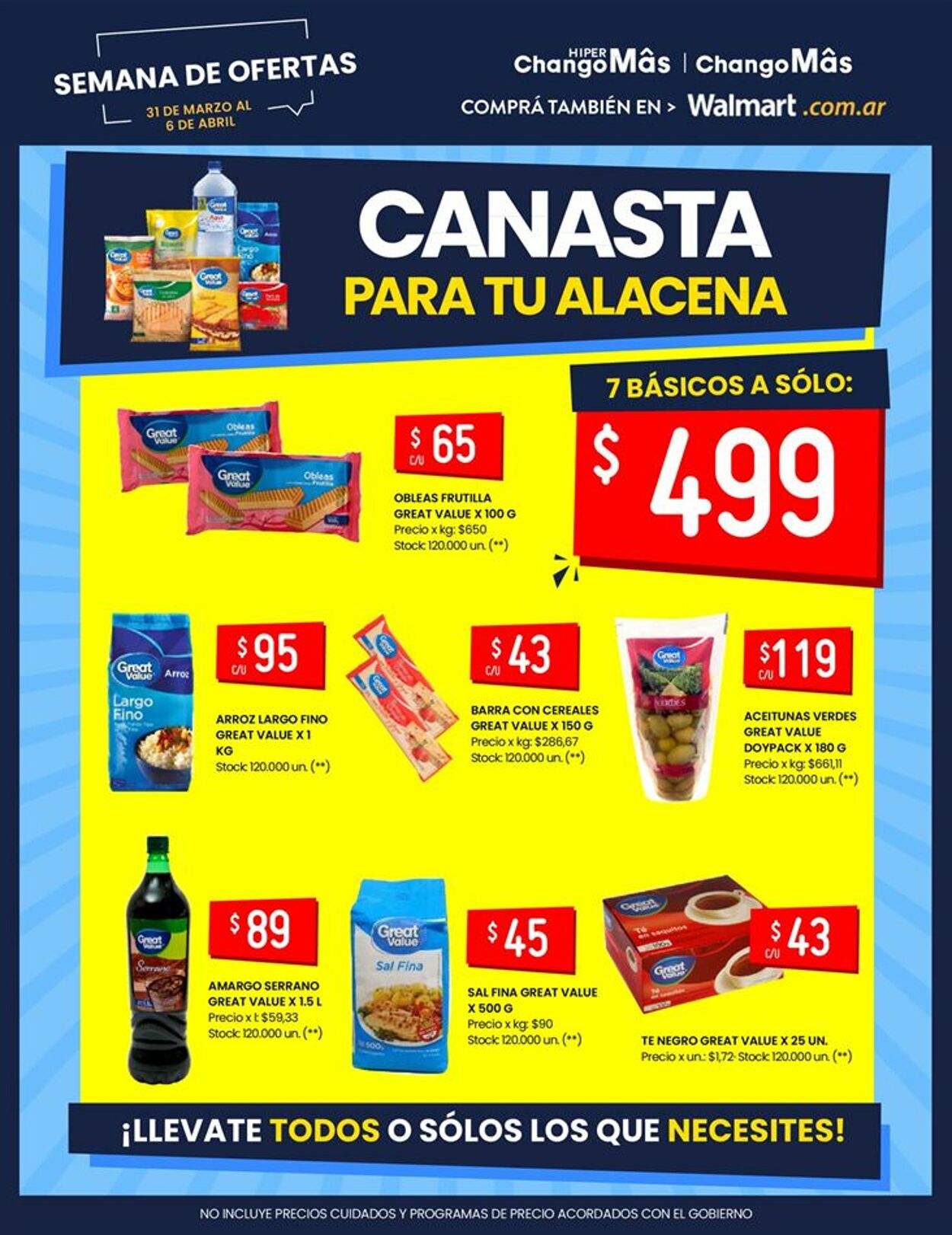 Folleto Walmart 31.03.2022 - 06.04.2022