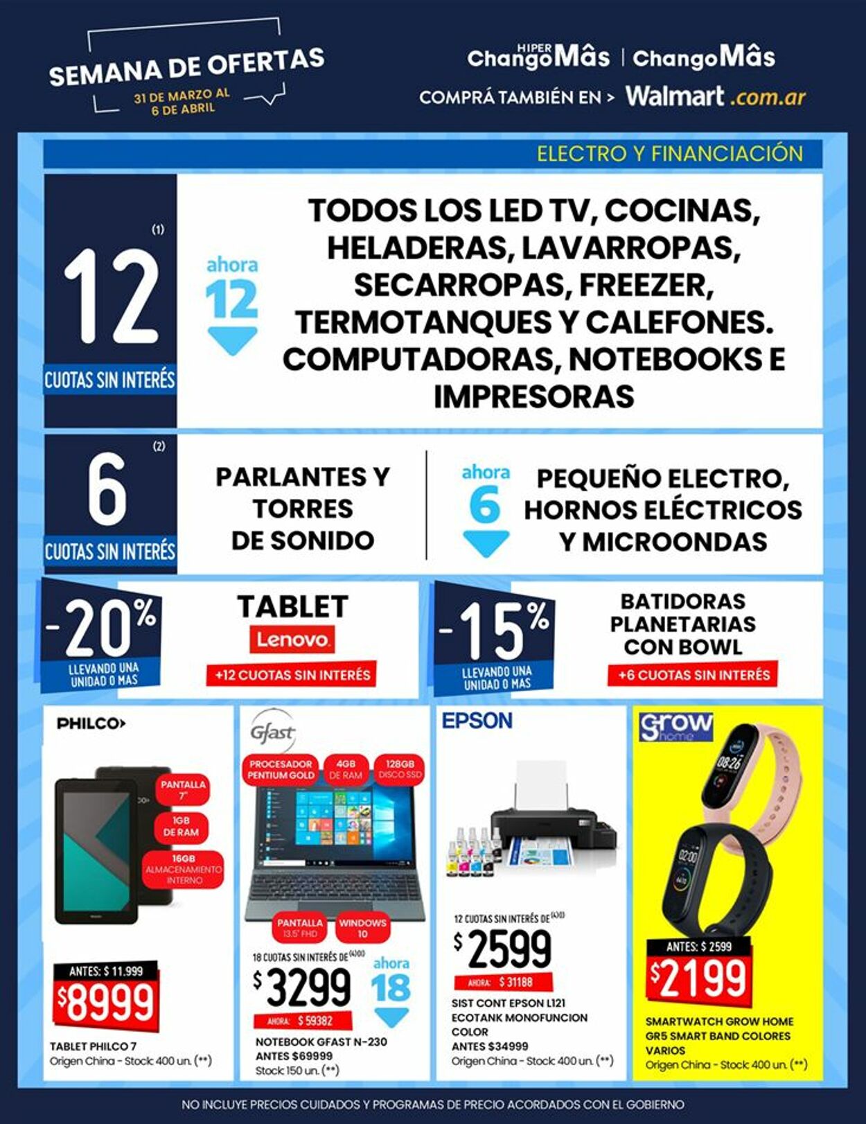 Folleto Walmart 31.03.2022 - 06.04.2022
