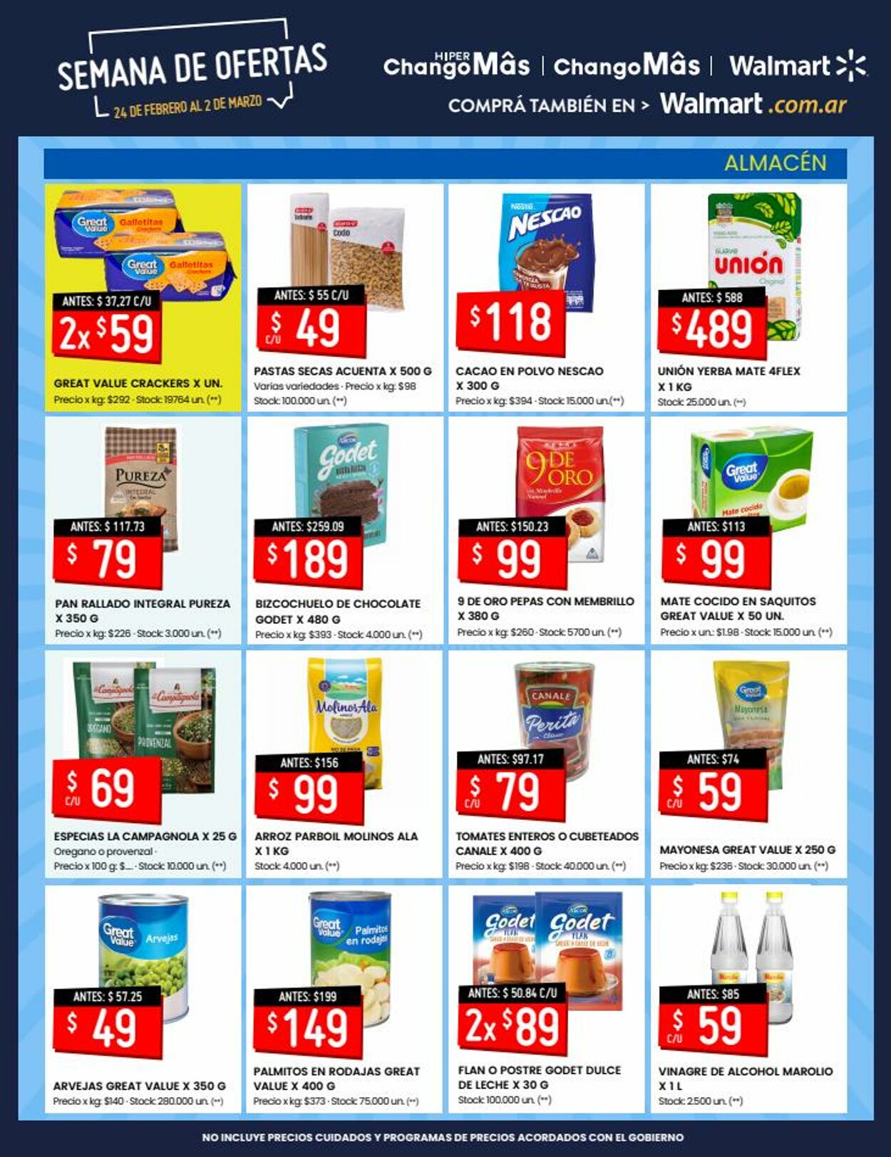 Folleto Walmart 24.02.2022 - 02.03.2022