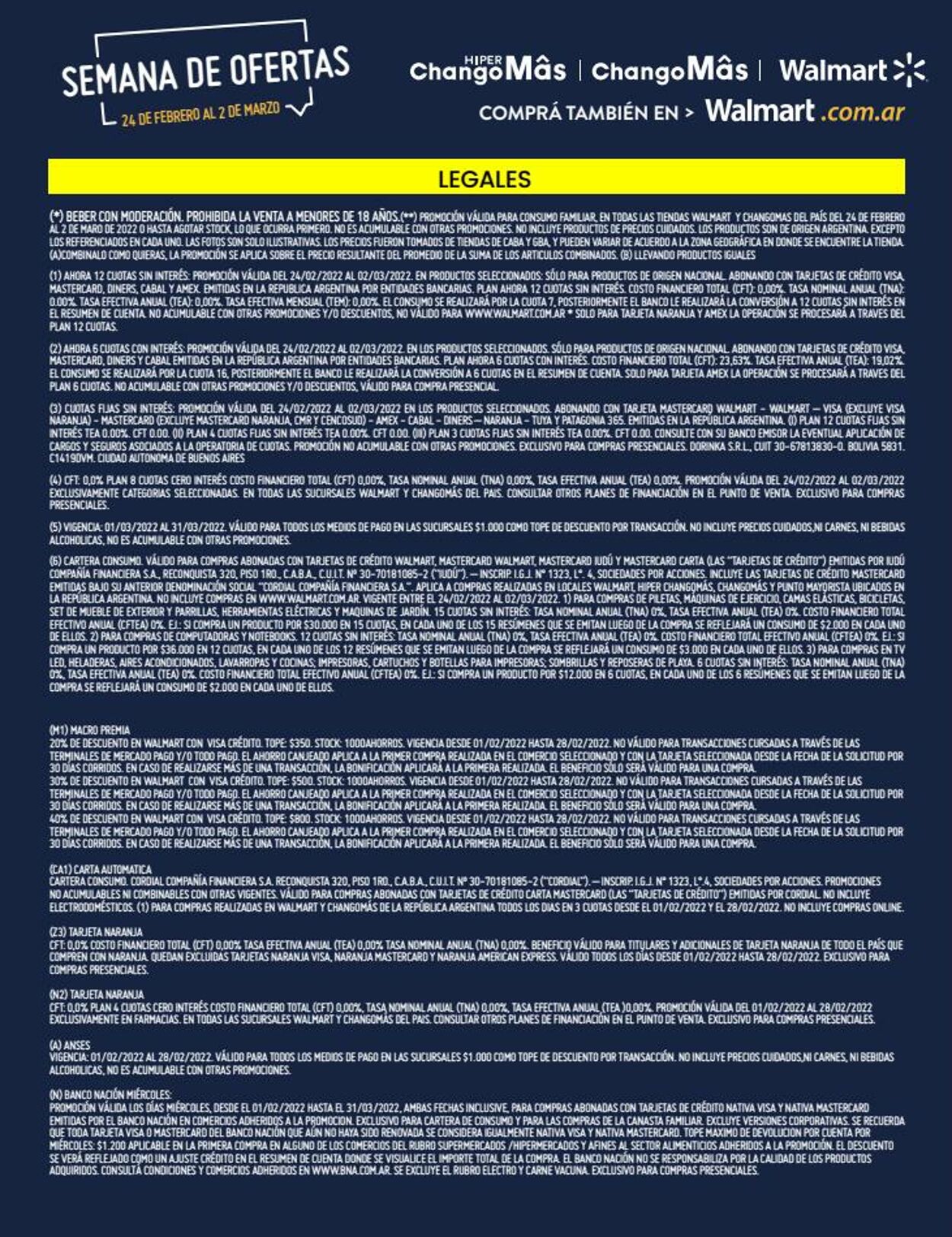 Folleto Walmart 24.02.2022 - 02.03.2022